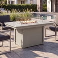 thumbnail image 1 of WestinTrends Helios 46" Modern Outdoor 55,000 BTU Patio Gas Propane Rectangle Deck Fire Pit Table (Rocks Not Included), Sand, 1 of 14
