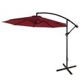 thumbnail image 1 of WestinTrends Julia 10 Ft Cantilever Umbrella Outdoor Patio Shade Market Hanging Offset Umbrella with Infinite Tilt and Easy Open Crank Lift, Red, 1 of 8