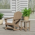 thumbnail image 1 of WestinTrends Malibu 2 Piece Outdoor Rocking Chair Set, All Weather Poly Lumber Porch Patio Adirondack Rocking Chair with Side Table, Weathered Wood, 1 of 11