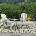 thumbnail image 1 of WestinTrends Malibu 3-PC Outdoor Patio Plastic Adirondack chair set with Coffee table ( 2 seater ), Sand, 1 of 7