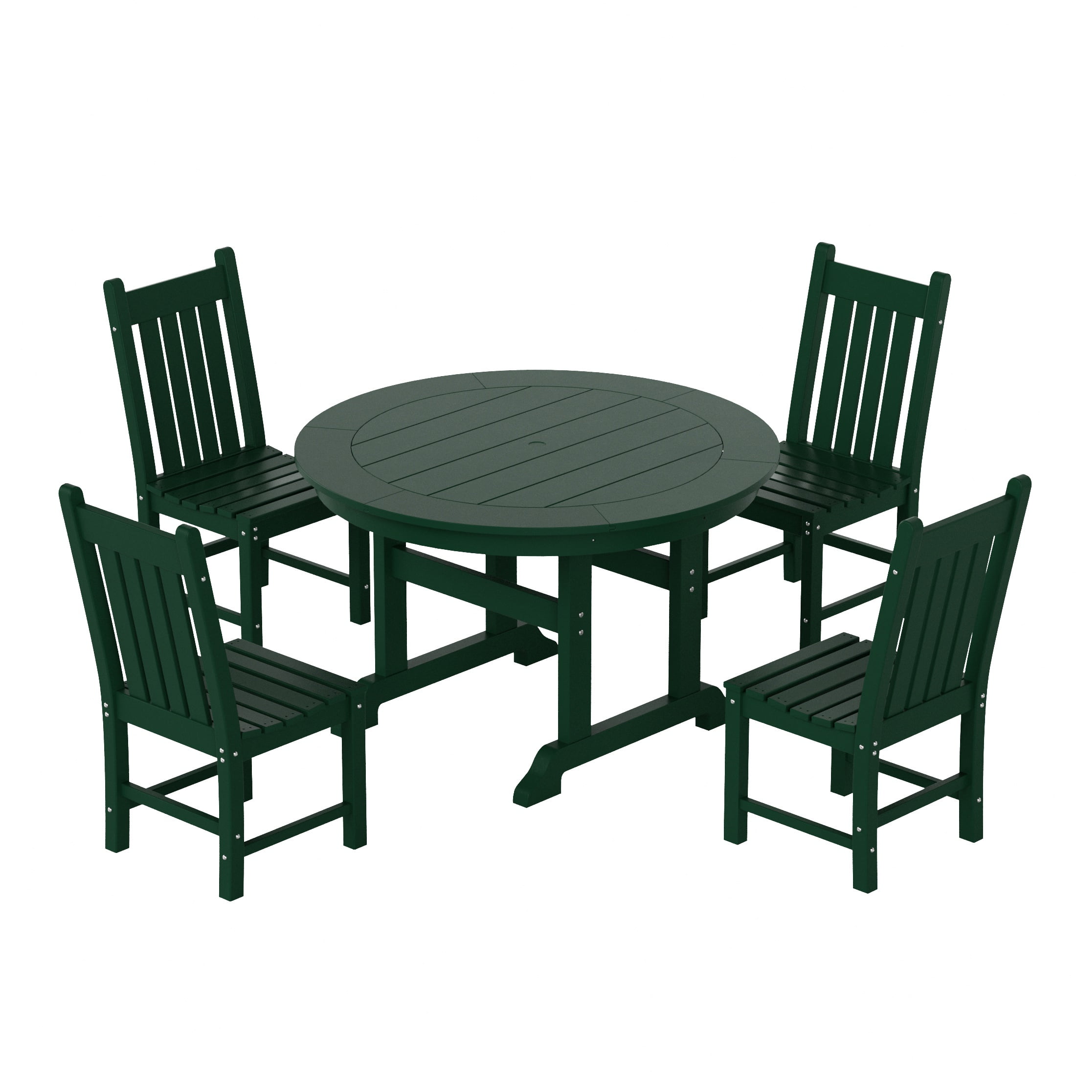 WestinTrends Malibu Piece Outdoor Dining Set, All Weather Poly