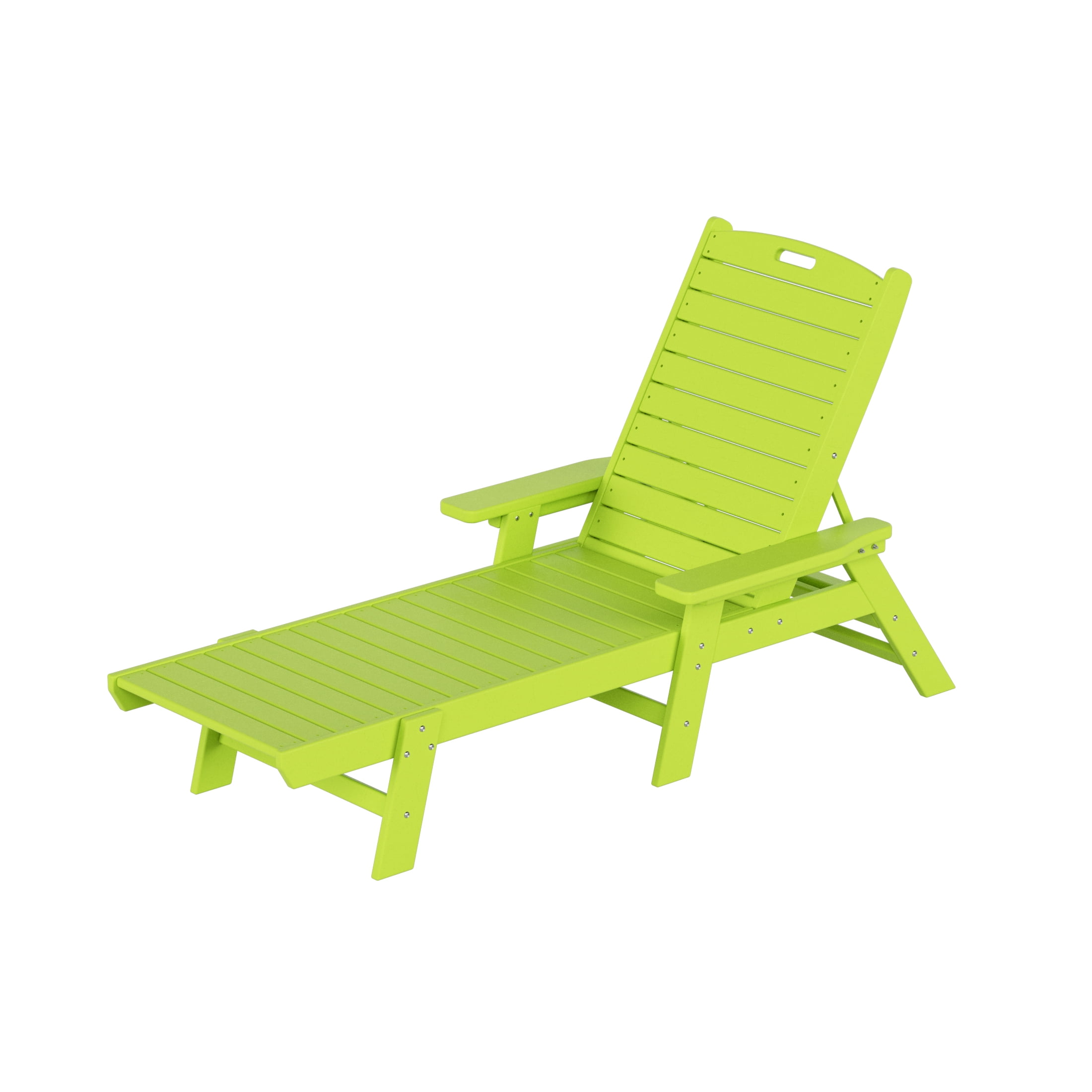 WestinTrends Malibu Chaise Lounge Outdoor All Weather Poly Lumber