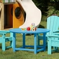 thumbnail image 1 of WestinTrends Malibu Kids Outdoor Patio Furniture HDPE 38" Wide Round Dining Table, Pacific Blue, 1 of 15