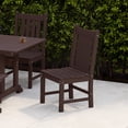 thumbnail image 1 of WestinTrends Malibu Outdoor Patio Dining Chair, Dark Brown, 1 of 15