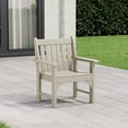 thumbnail image 1 of WestinTrends Malibu Outdoor Patio HDPE Adirondack Dining Arm Chair, Sand, 1 of 14