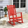 WestinTrends Malibu Outdoor Rocking Chair, All Weather Poly Lumber