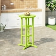 thumbnail image 1 of WestinTrends Outdoor 42" Height HDPE Outdoo Bistro Bar Table, Lime, 1 of 7