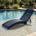 thumbnail image 1 of WestinTrends Outdoor HDPE In-Pool Patio Chaise Lounge Chair With Wheels, Navy Blue, 1 of 13