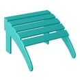 thumbnail image 1 of WestinTrends Malibu Outdoor Adirondack Style Ottoman, Turquoise, 1 of 14