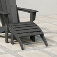 thumbnail image 1 of WestinTrends Outdoor Ottoman, Patio Adirondack Ottoman Foot Rest, All Weather Poly Lumber Folding Foot Stool for Adirondack Chair, Widely Used for Outside Porch Pool Lawn Backyard, Gray, 1 of 17