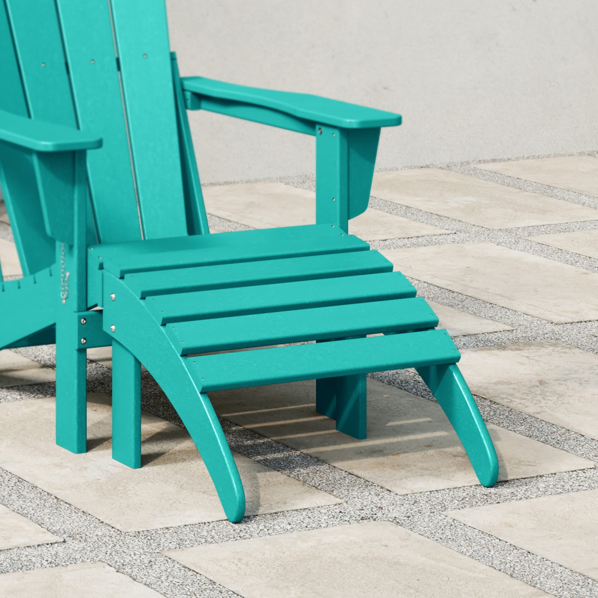resin adirondack chair ottoman