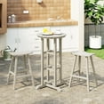 thumbnail image 1 of WestinTrends Outdoor Patio Bar Height Table and Bar Stool 3-Piece Dining Set, Sand, 1 of 8