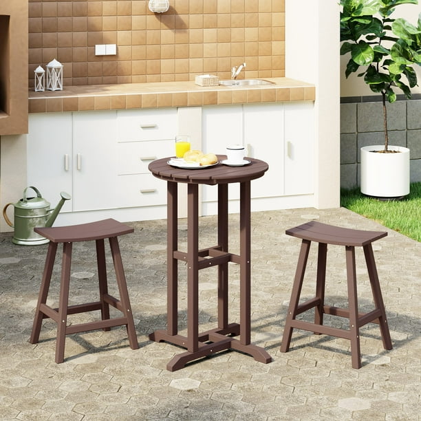 WestinTrends Patio Bar Stools for Hotel Bistro Sets Walmart