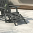 thumbnail image 1 of WestinTrends Outdoor Patio HDPE Adirondack Ottoman Footrest, Gray, 1 of 13
