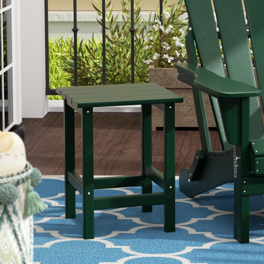 WestinTrends Outdoor Side Table All Weather Poly Lumber
