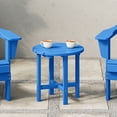 thumbnail image 1 of WestinTrends Malibu Outdoor Side Table – All-Weather Poly Lumber Adirondack Round Patio End Table, Pacific Blue, 1 of 12