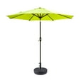 thumbnail image 1 of WestinTrends Paolo 9 Ft Patio Umbrella with Base Included, Market Table Umbrella with 20 Inch Fillable Black Round Base, Lime Green, 1 of 7