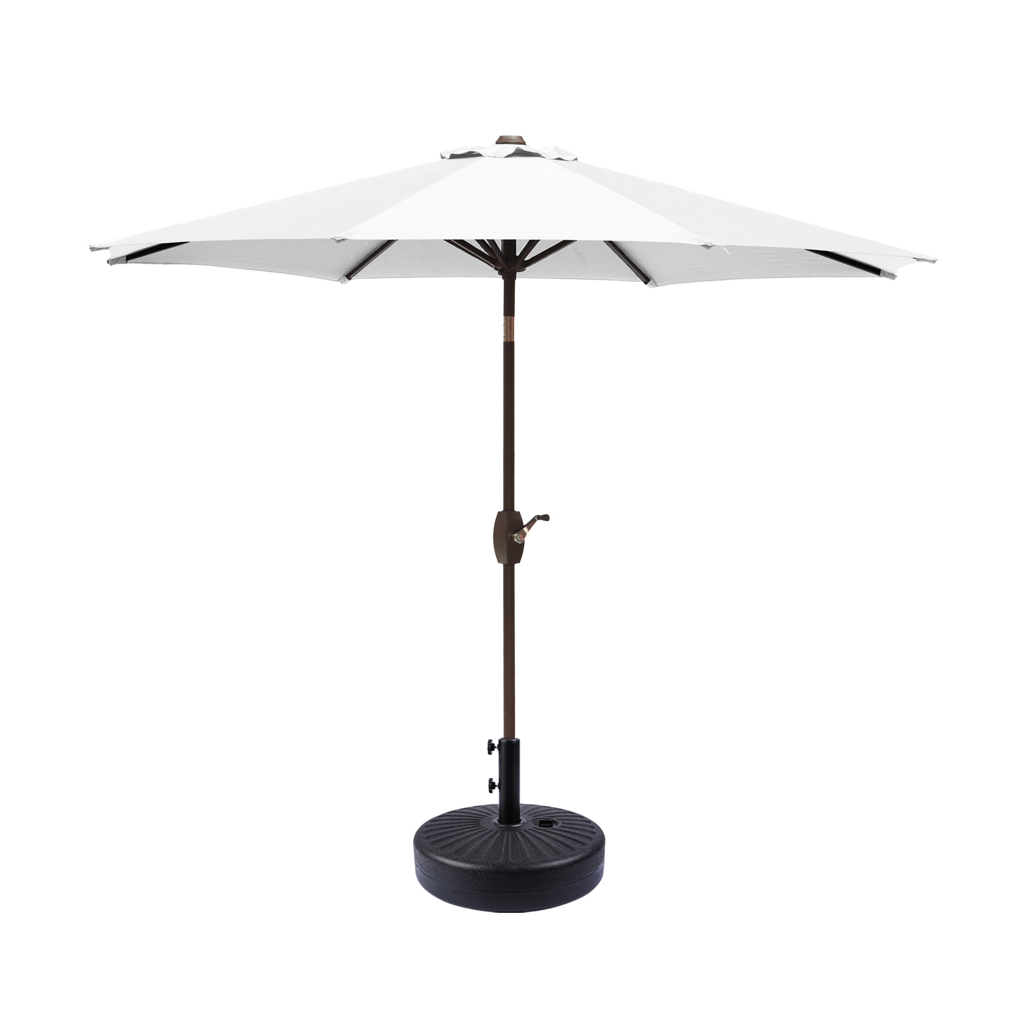 5ft patio umbrella Formosa Covers 7.5ft aluminum market umbrella crank & tilt color Hunter Green
