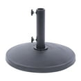 thumbnail image 1 of WestinTrends Round Resin Outdoor Patio Market Umbrella Base, Black, 1 of 5