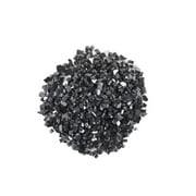 WestinTrends Sansom 1/2 inch 10 pounds Tempered Fireplace Glass Rocks Beads for Firepit, Black Reflective