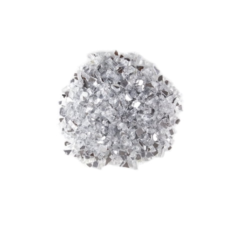 WestinTrends Sansom 1/2 inch 10 pounds Tempered Fireplace Glass Rocks Beads for Firepit, Starfire Reflective