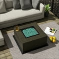 thumbnail image 1 of WestinTrends Sansom Outdoor Tempered Glass Rocks Beads for Firepit, Green Reflective, 1 of 2