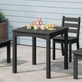 thumbnail image 1 of WestinTrends Treehouse Kids 24" Wide HDPE Plastic Childrens Square Dinner Table, Gray, 1 of 16