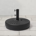 thumbnail image 1 of WestinTrends Fillable 20″ Round Patio Umbrella Base, Outdoor Weighted Stand with Adjustable Knob, Water or Sand, Black, 1 of 16