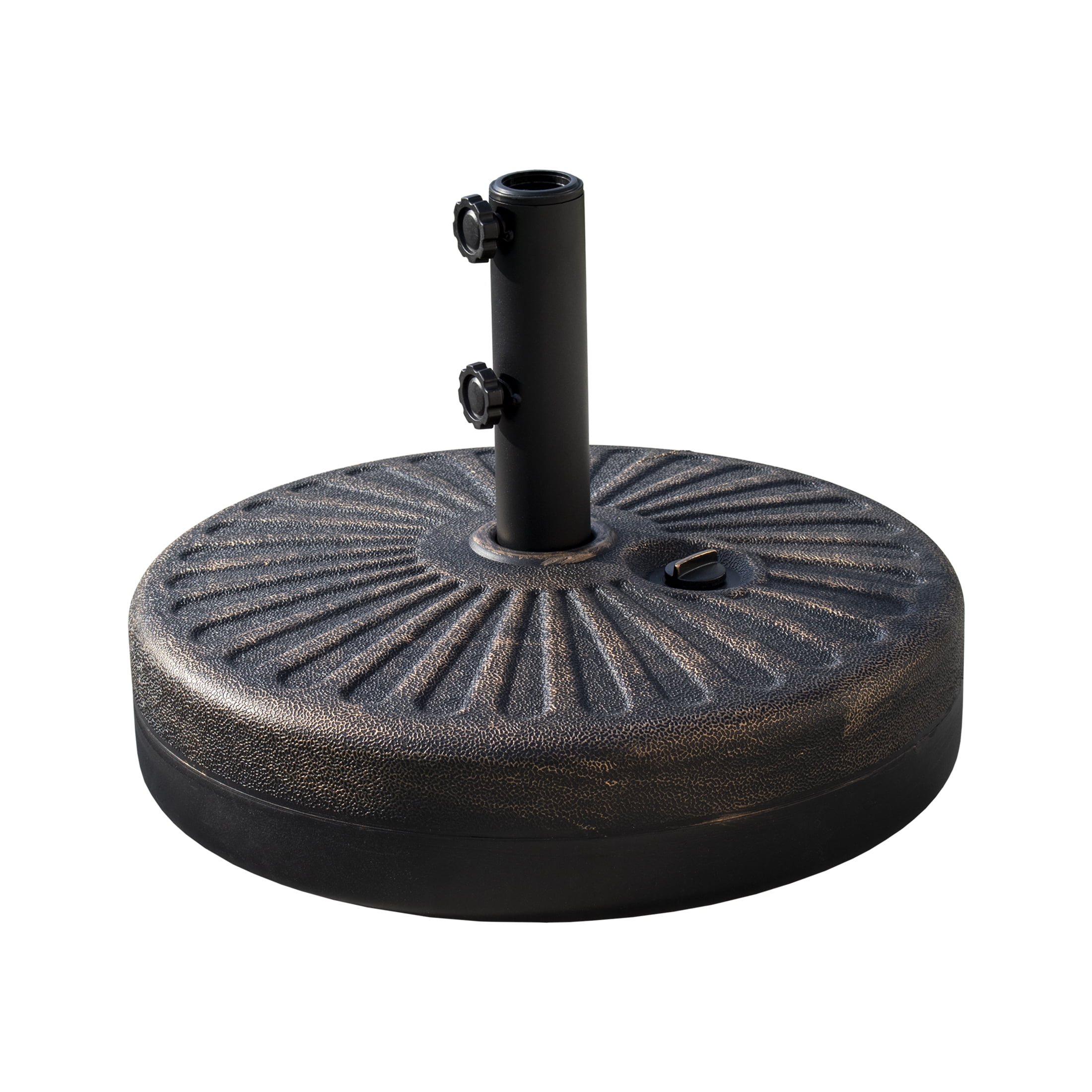 US Weight Fillable Free Standing Umbrella Base White