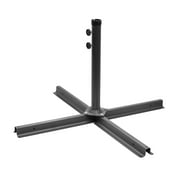 WestinTrends Universal Heavy Duty Replacement Metal Cross Brace Stand for Outdoor Patio Cantilever Umbrella Weather UV Resistant, Black