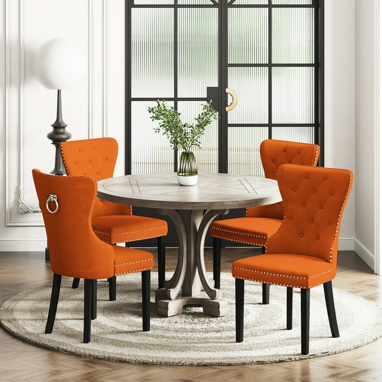 Wingback chairs for dining table new arrivals