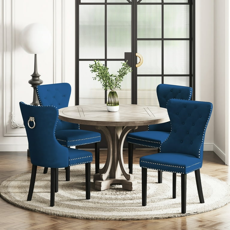 WestinTrends Wordford Set of Velvet Dining Chairs, Modern