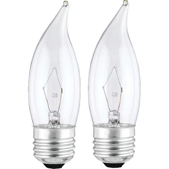 Westinghouse 25W CA10 Decorative Candelabra Bulb – Clear