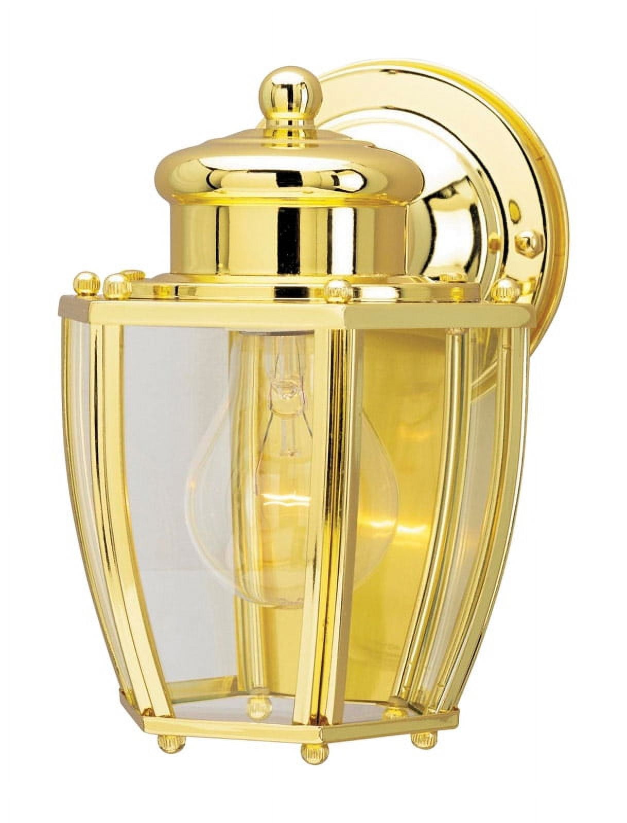 Westinghouse 1 lights Polished Brass Outdoor Wall Lantern - Walmart.com