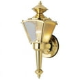 thumbnail image 1 of Westinghouse 1 lights Polished Brass Outdoor Wall Lantern, 1 of 2