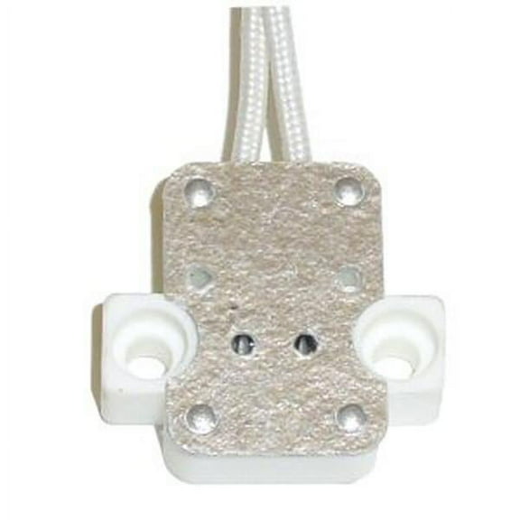 Westinghouse 11107 - 11107 MR16 Ceramic Socket with 5" Leads (PORC/SKT/W-LEADS G5.3 BASE)