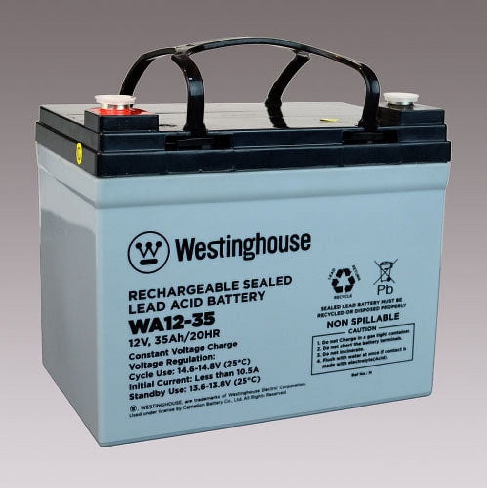 Westinghouse 1235 12 Volt 35 Amp F11 Terminal, Sealed Lead Acid