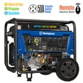 thumbnail image 1 of Westinghouse 12,500 Peak Watt Tri-Fuel Portable Generator, CO Sensor, Gas, Propane or Natural Gas, 1 of 15