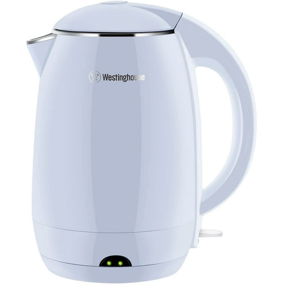 Westinghouse 1500W Electric Kettle, 1.8L Stainless Steel, Blue with Auto Shutoff Feature