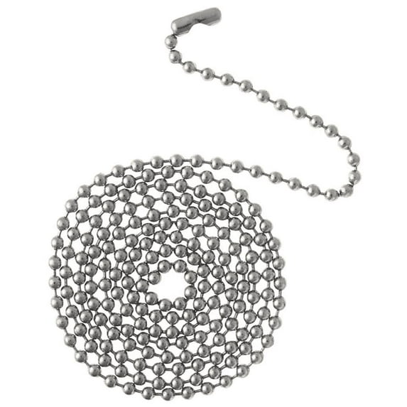 Westinghouse 16654 - 12" Chrome Beaded Chain (Chrome Beaded Chain 12")