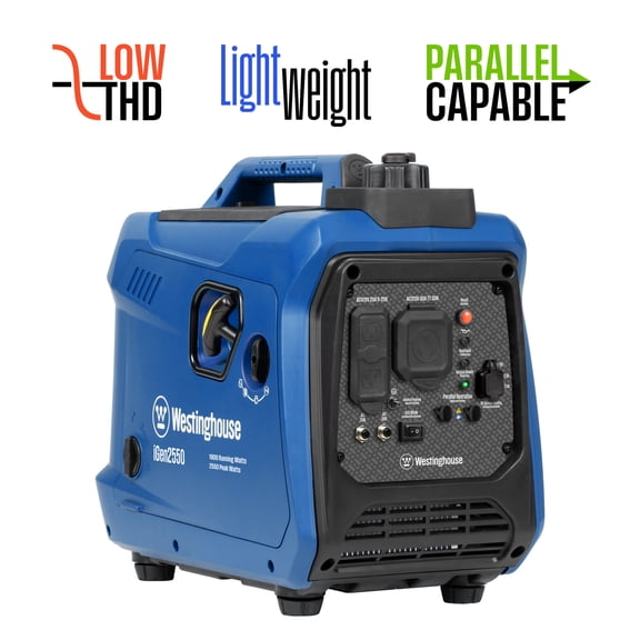 Westinghouse 2550 Peak Watt RV Ready, Gas Powered Portable Inverter Generator