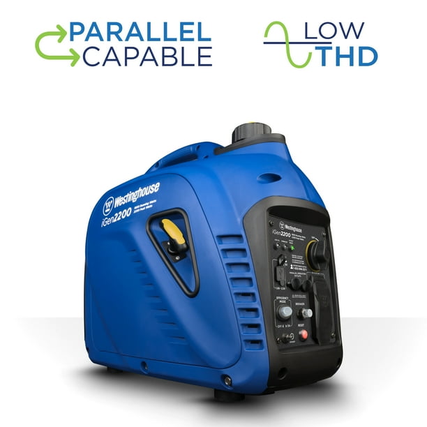 Westinghouse 2200 Peak Watt Portable Gas Inverter Generator Walmart