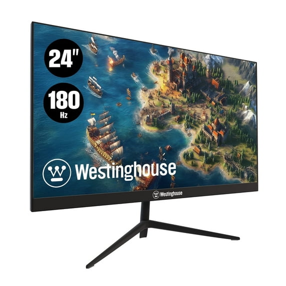 Westinghouse 24" Flat Gaming Monitor IPS 1080p FHD 180Hz 1ms AMD FreeSync, Low Motion Blur