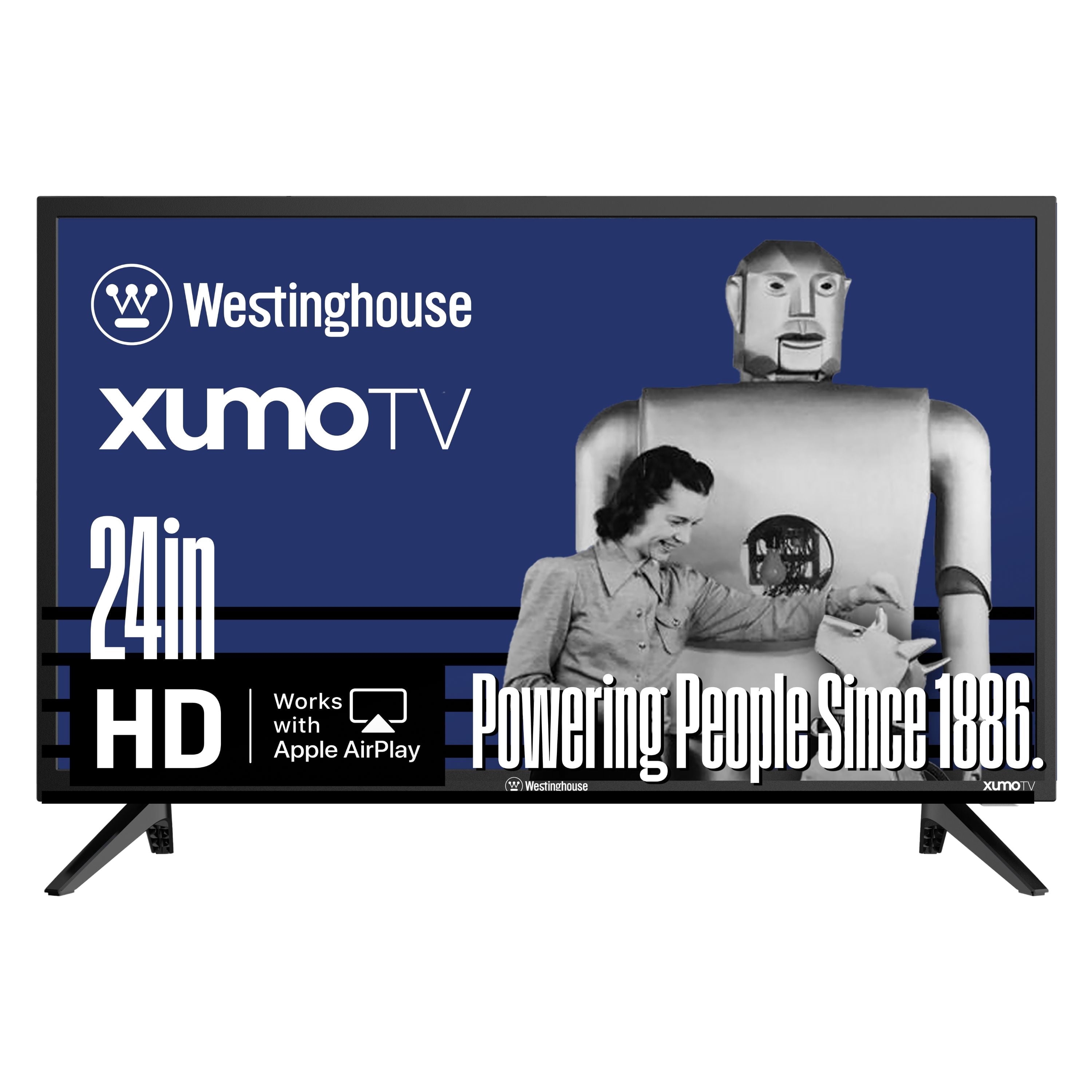 Westinghouse 24" Smart TV, 720p HD Xumo TV with Voice Remote, Wifi, Bluetooth, Dolby Sound