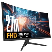 Westinghouse 27 Inch Curved Gaming Monitor, 200Hz, 1ms, FHD 1080P, 3000:1 Contrast Ratio, 118% sRGB, 1500R, AMD FreeSync