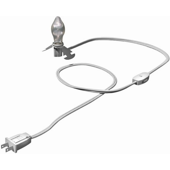 Westinghouse 28547 1-Bulb C7 Replacement Cord, 5', White