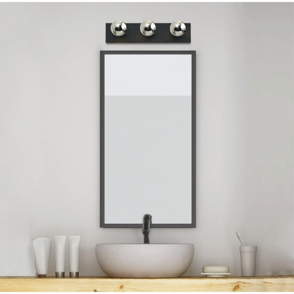 Westinghouse 3 Light Wall Fixture Matte Black Finish