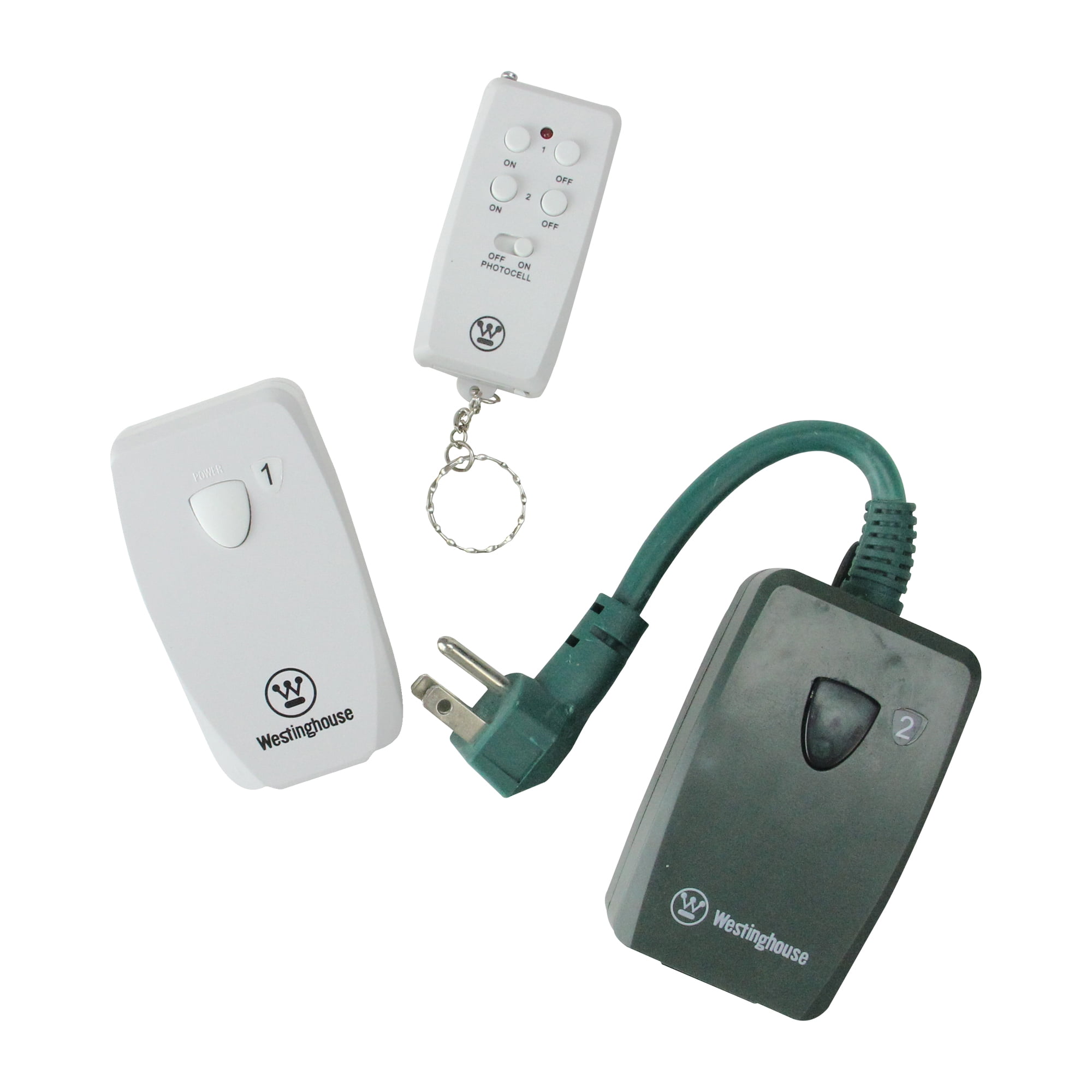 Westinghouse 28067 Indoor Outlet Remote Control System, White