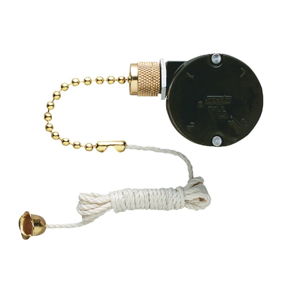 Westinghouse Lighting 77075 3-Speed Fan Switch