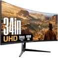 thumbnail image 1 of Westinghouse 34 Inch Curved Gaming Monitor, 2K Ultra-WQHD(3440x1440P), AMD FreeSync Premium, 3000:1 Contrast Ratio, 122% sRGB, 180Hz, 1ms, 1500R, Eyecare, Built-in Speakers, DisplayPortx2, HDMIx2, 1 of 10